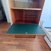 Brissac secretary in satin mahogany – French design from the 1960s.