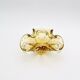 Murano bowl Archimede Seguso Bullicante Sommerso Yellow Gold