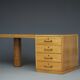 Exceptionnel bureau Art déco indépendant. Français, années 1930.
