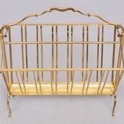 Brass Magazine holder Maison Baguès 1950s France