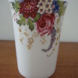 Gobelet  SDB porcelaine fine de chine motif floral