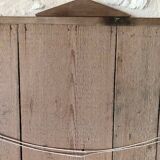 Large Art Deco wooden mirror