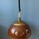 Vintage Cosack Leuchten Plexiglass Brown - Orange Pendant Lamp