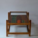 ceramic and glass coffee table