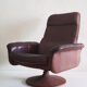 De Sede ds 50 swivel leather armchair, Switzerland 1970
