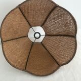 Vintage wicker lampshade