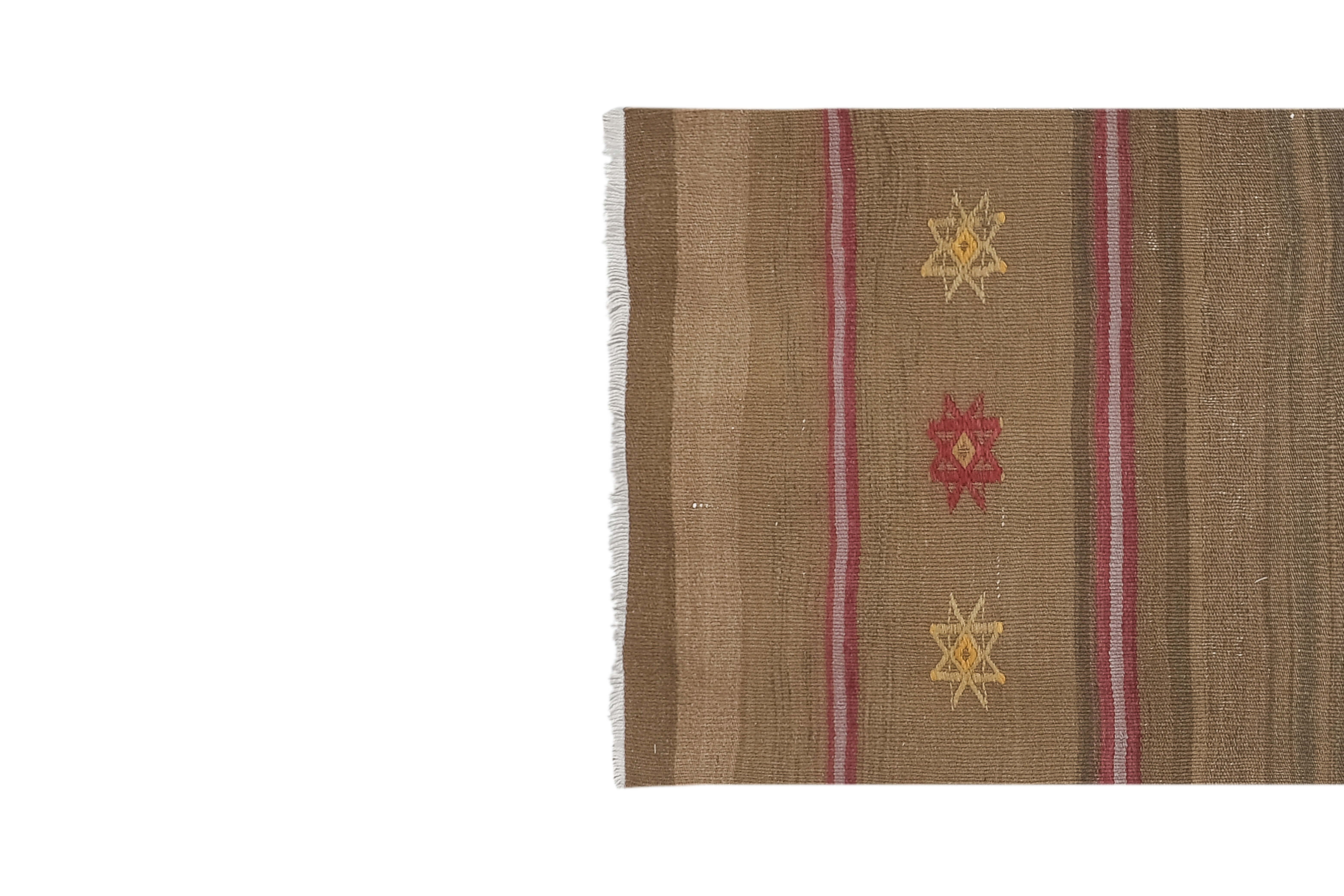Striped Narrow Turkish Kilim Runner Rug