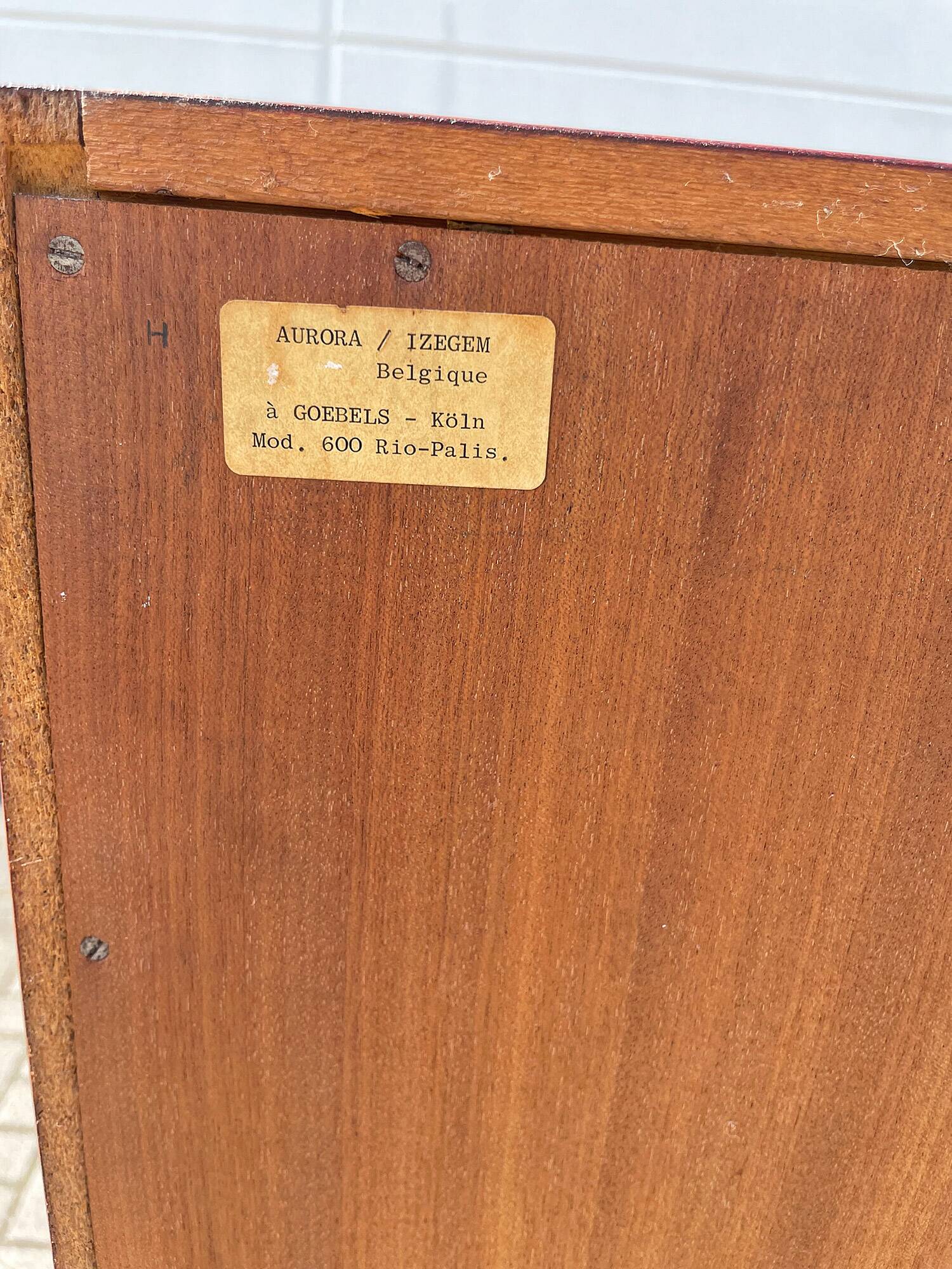 Rudolf B. Glatzel for Fristho Franeker Credenza Highboard Rosewood 60s