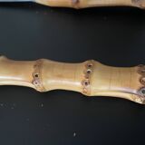 Bamboo handle cheese serving cutlery