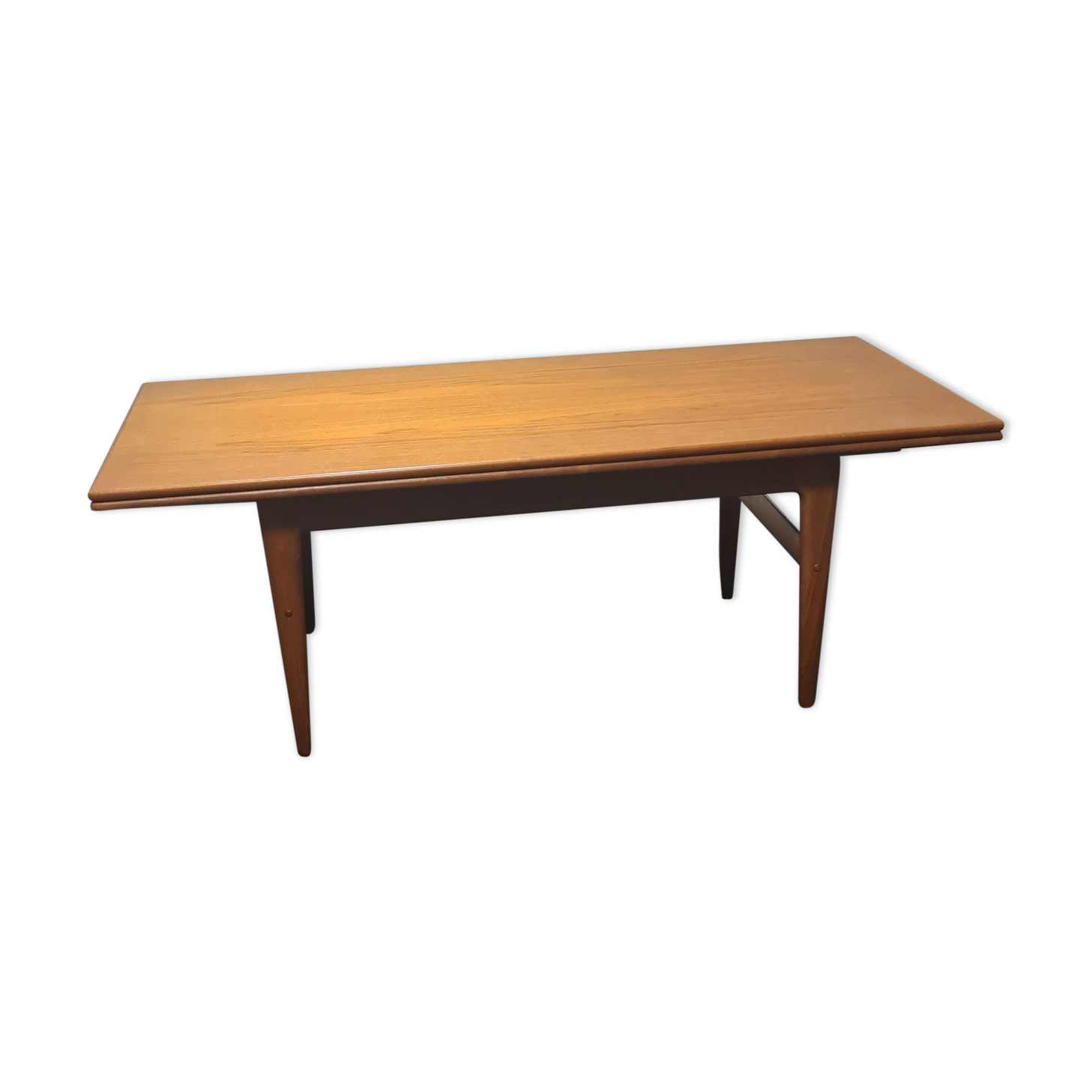 Danish adjustable teak coffee table, Kai Kristiansen