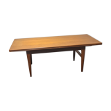 Danish adjustable teak coffee table, Kai Kristiansen