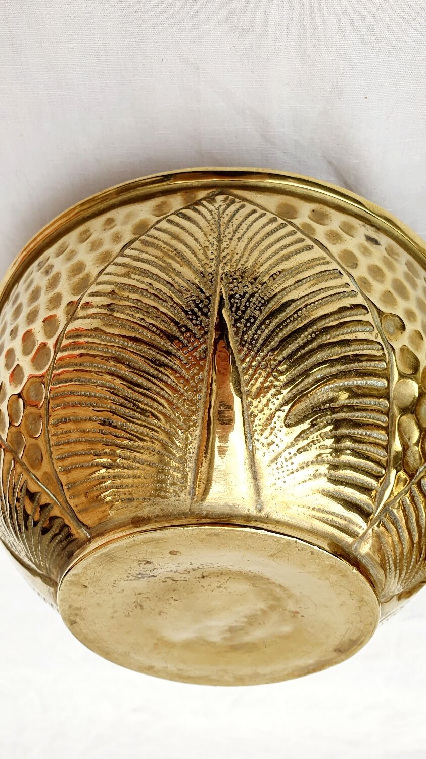 Pair of copper pot covers