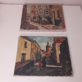 Two paintings 20th