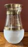 Gilded glass vase signed Fains – France, circa 1950