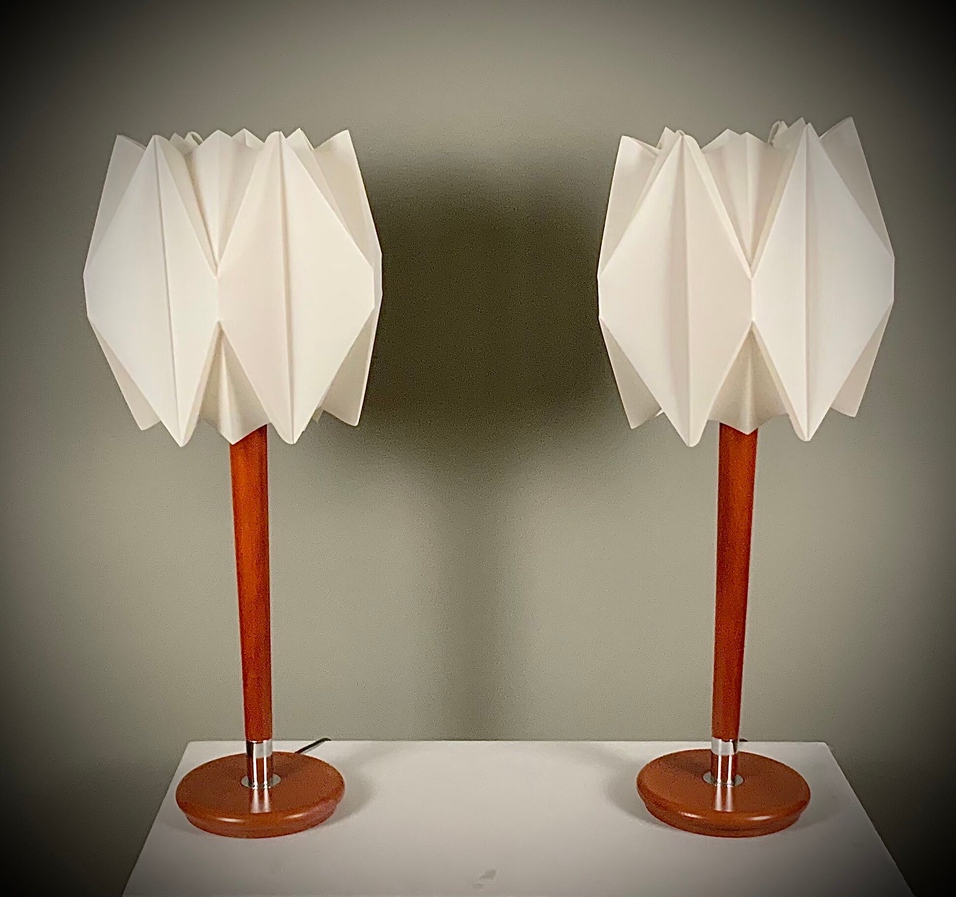 Pair of Scandinavian lamps