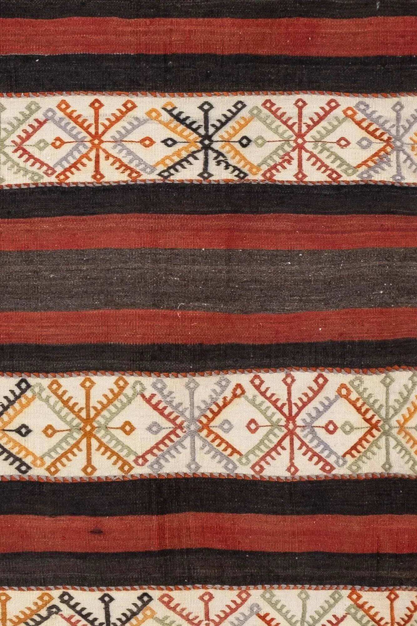 Vintage Turkish hallway rug 64x223 cm