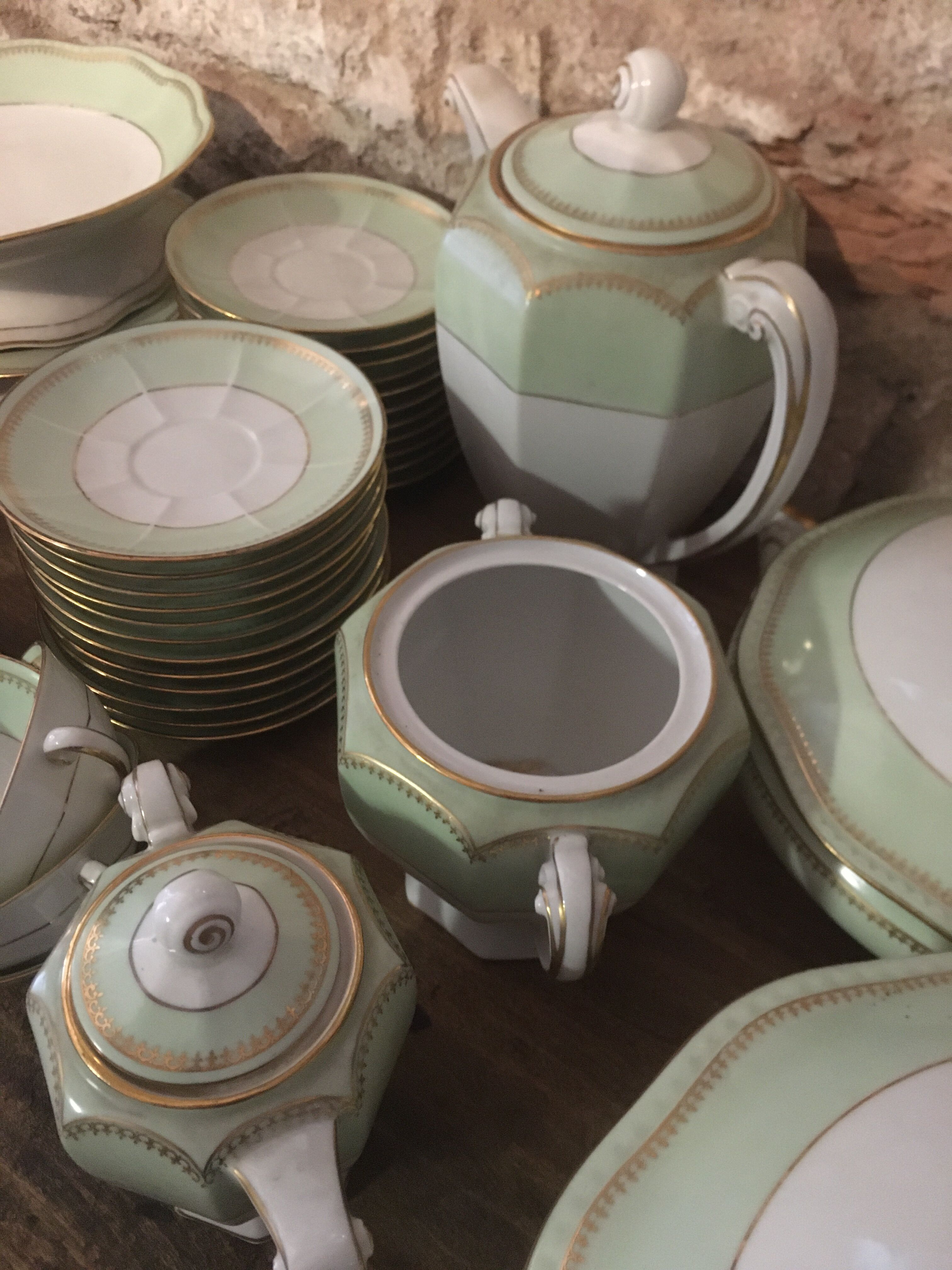 Limoges porcelain service "Nardon/Lafarge"