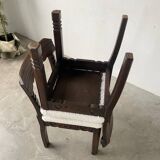 Set of 6 brutalist chairs from the 1940s