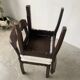 Set of 6 brutalist chairs from the 1940s