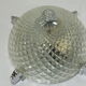 Cut glass ceiling lamp / vintage