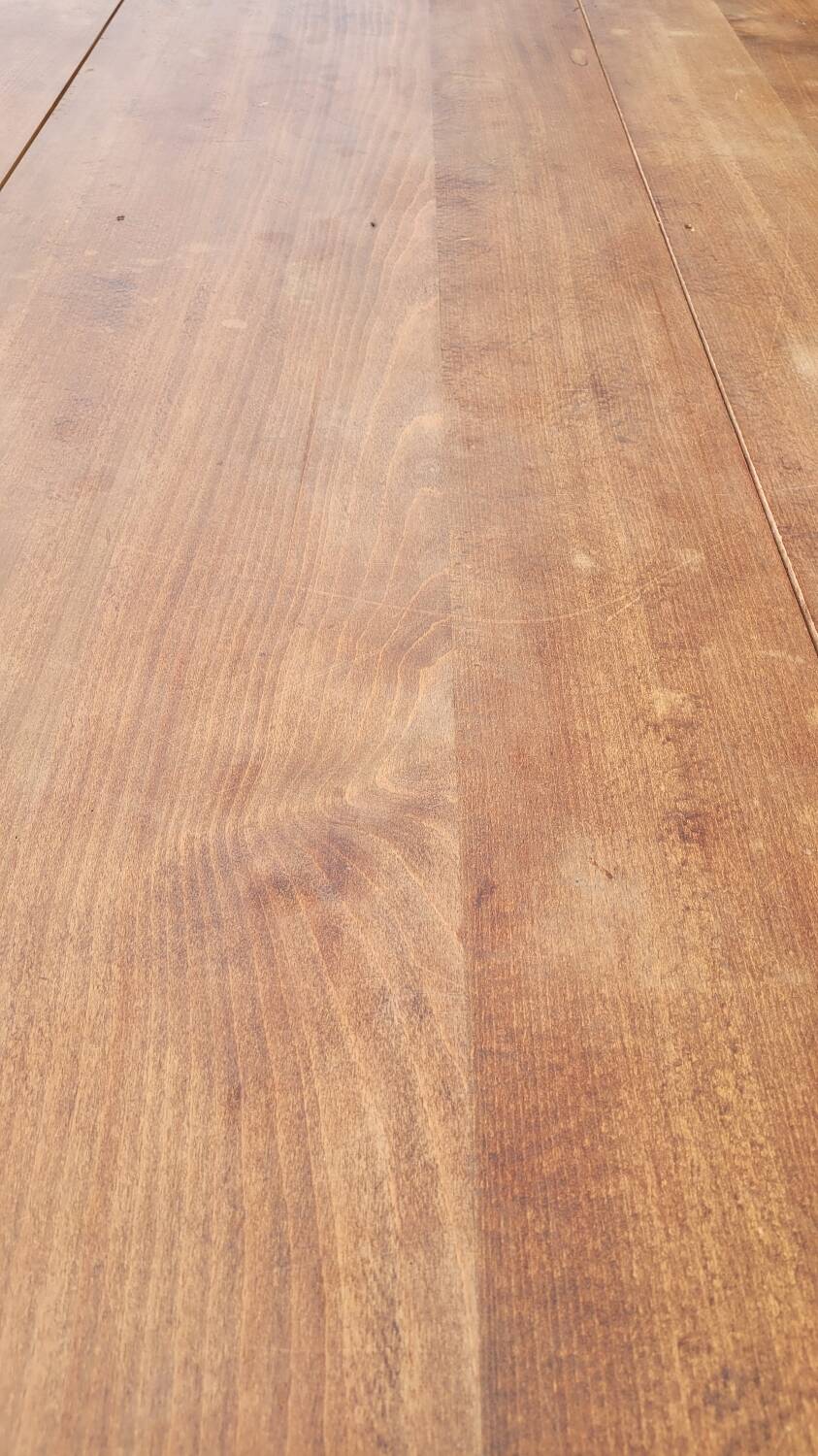 Louis Philippe style oval patinated bistro farm table - 1m90