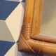 Vintage bamboo and rattan mirror 48X80cm