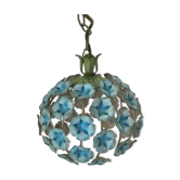Lustre boule vintage en métal