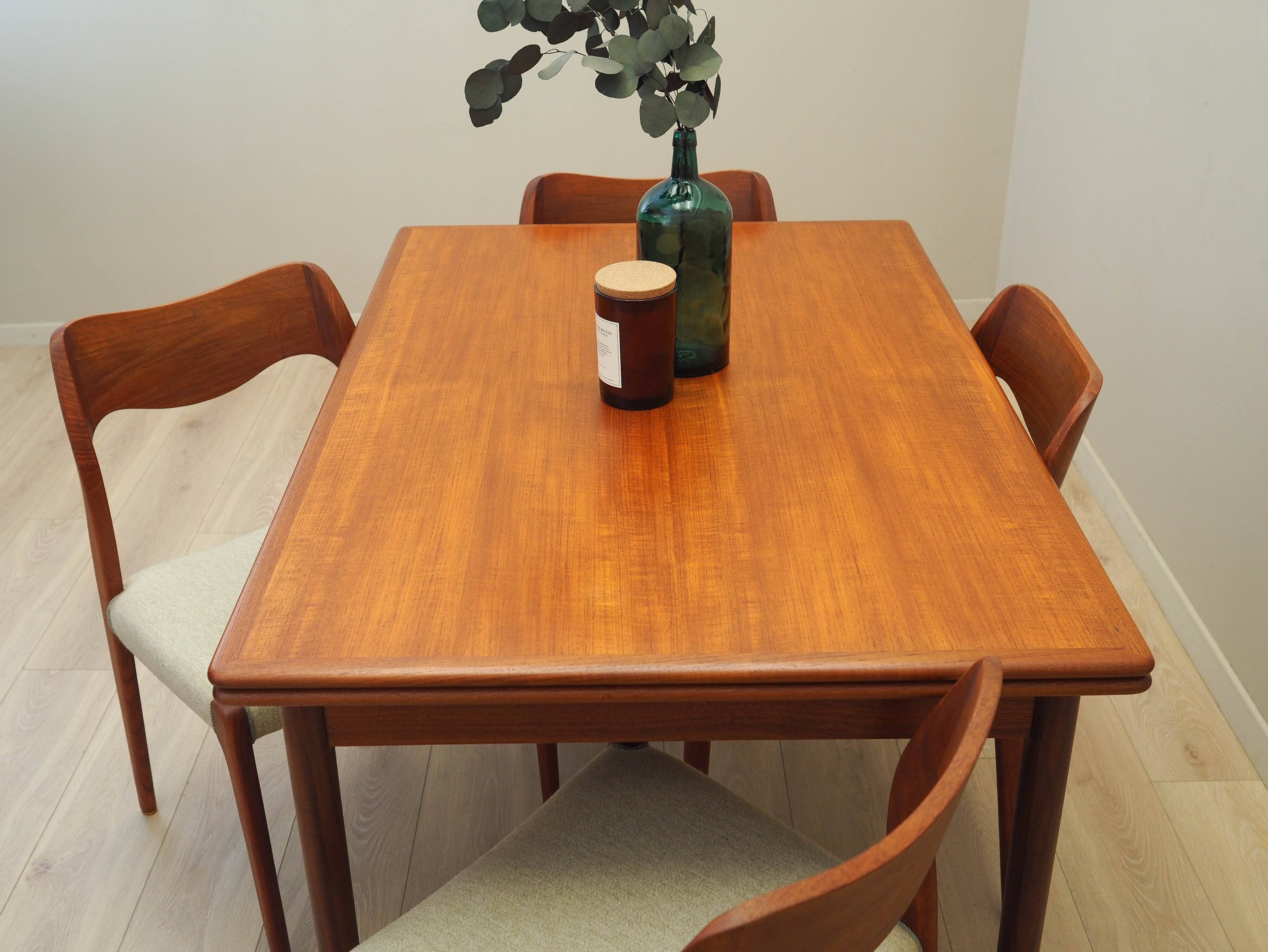 Teak table, Danish design, 1970s, production: Denmark