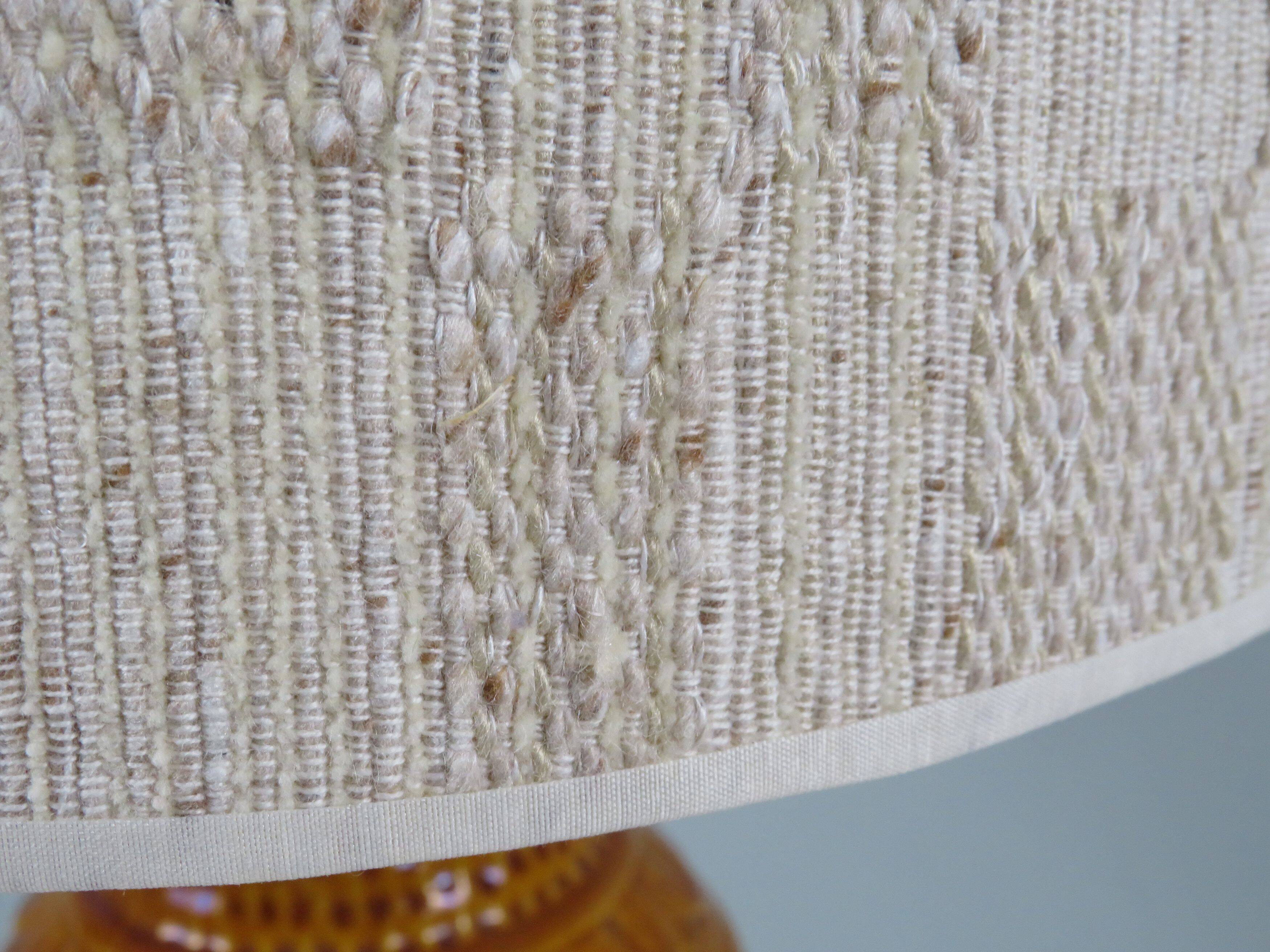 Large vintage conical lampshade
