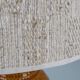Large vintage conical lampshade
