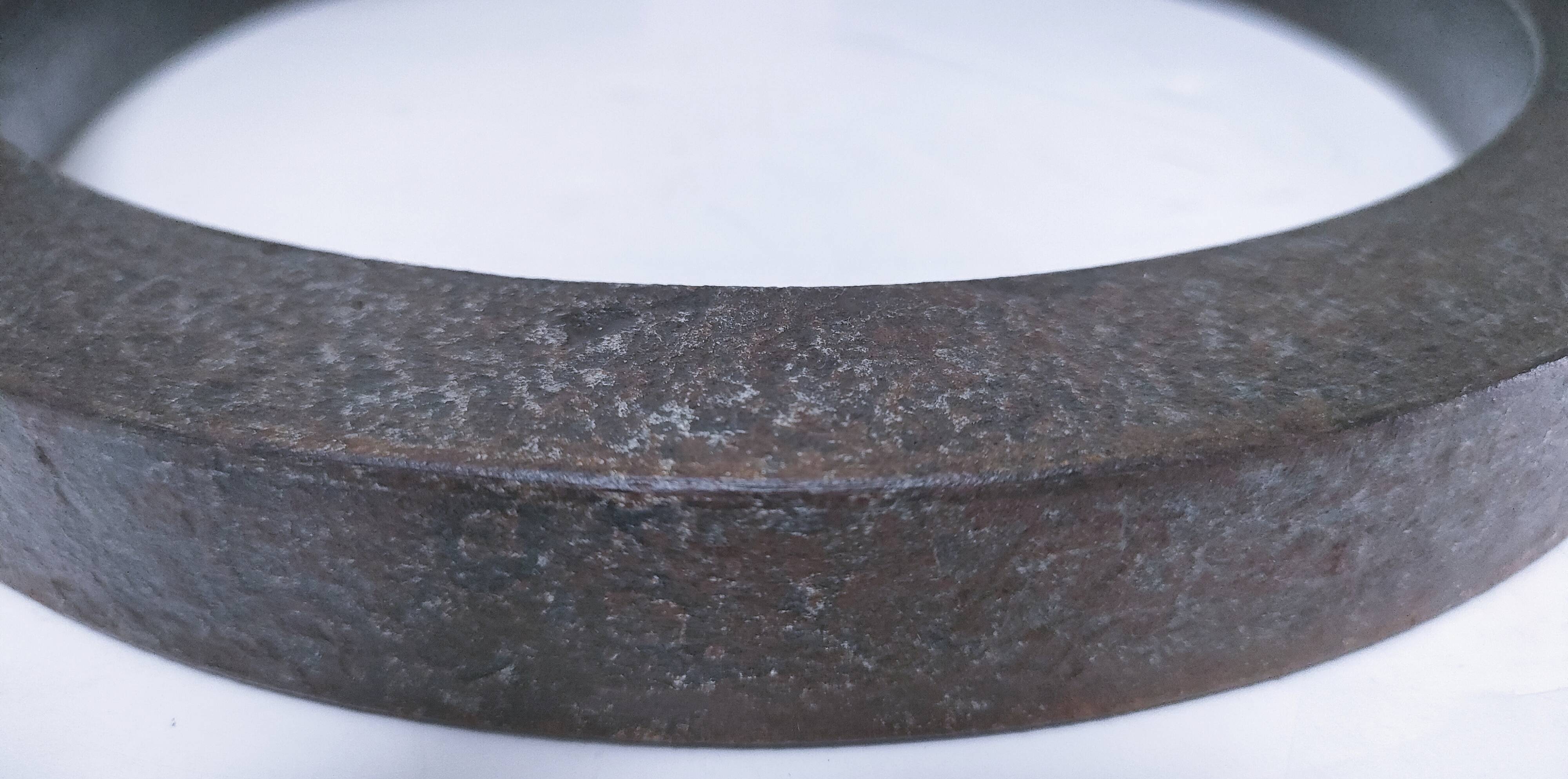 60s steel link floor lamp base