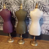 3 old sewing mannequins 60cm