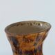 Vintage brutalist ceramic twin vase