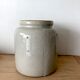 Large white sandstone mustard pot, 5L