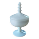 Vintage bonbonnière in white opaline