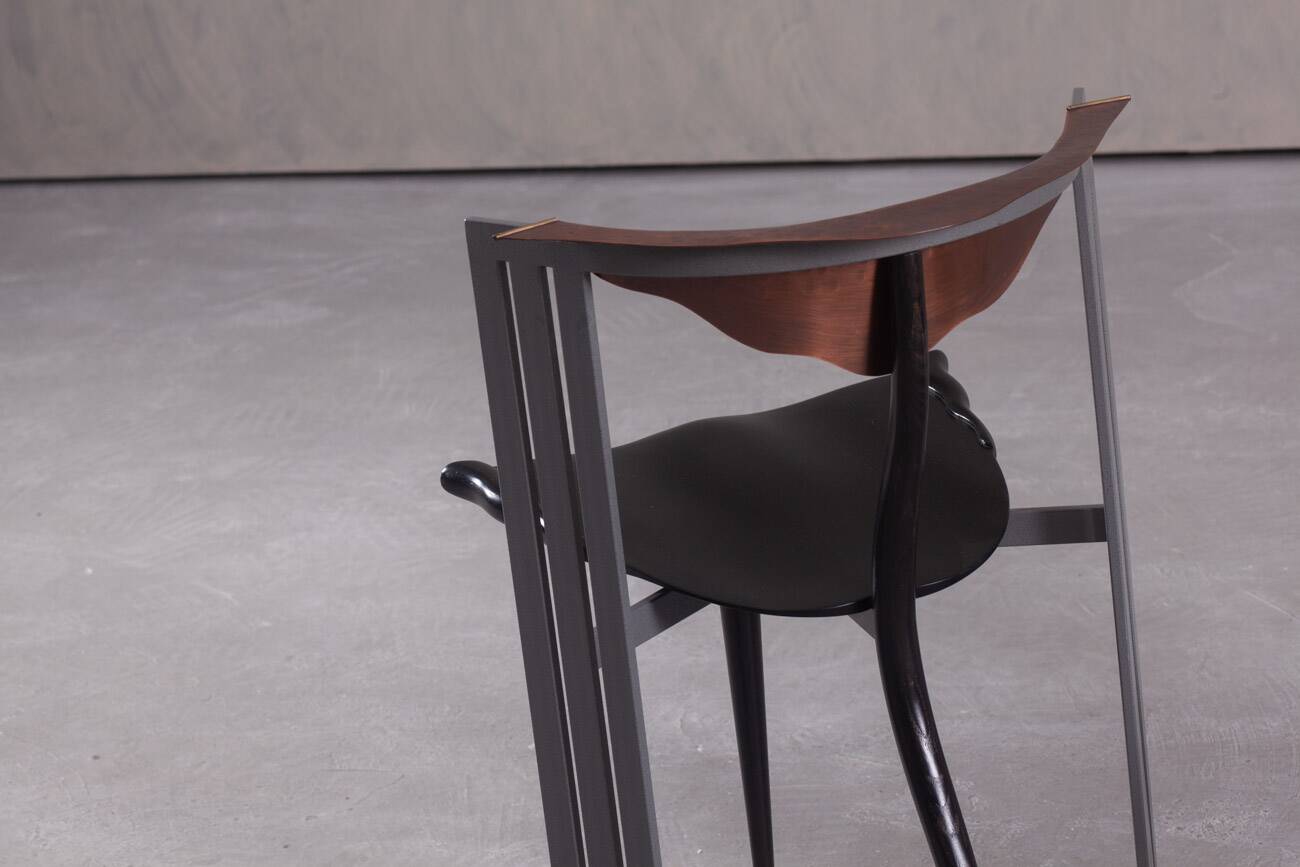 Postmodern Ota Otanek chair by Borek Sipek for Vitra, Germany 1990s set of 2