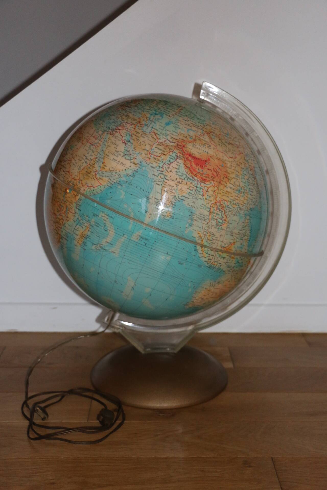 XXL Illuminated Globe Earth 1964