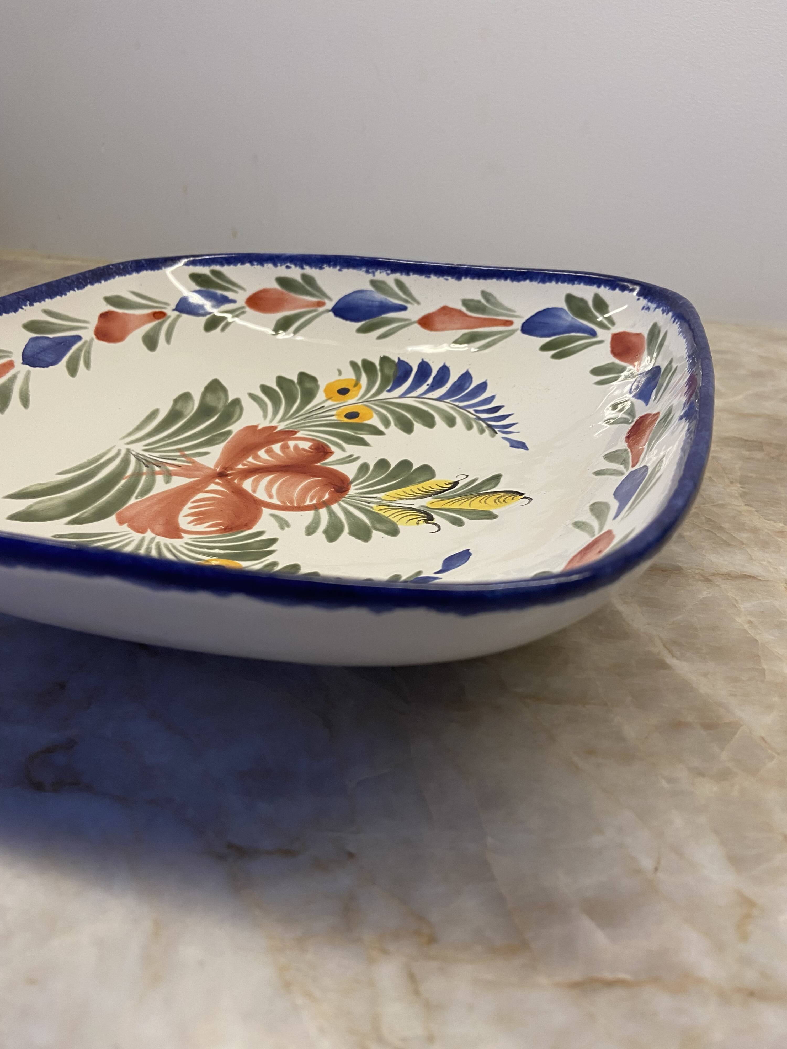 Henriot Quimper salad bowl