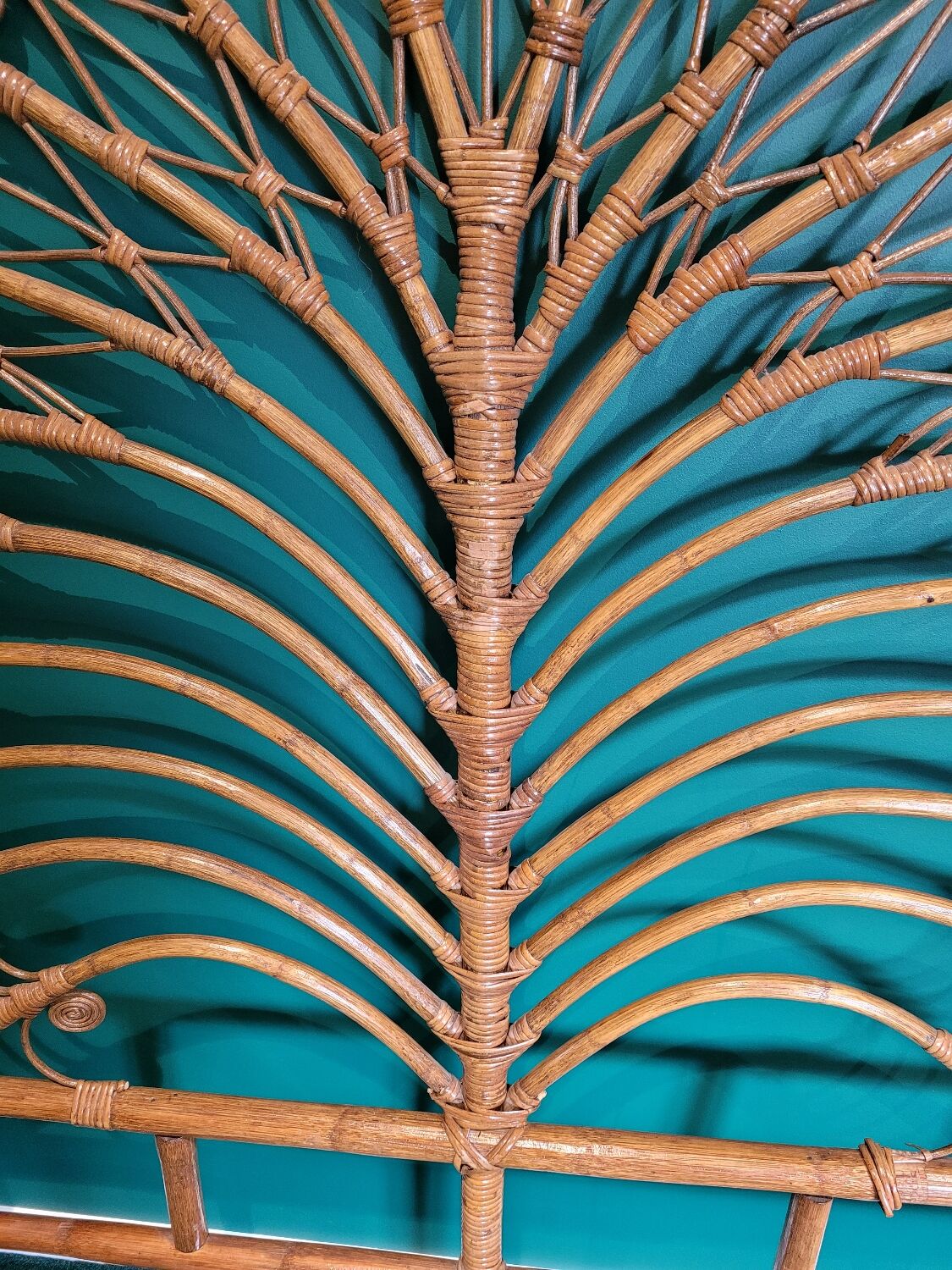Peacock headboard