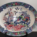 Ancien plat en faïence japonaise 46cm