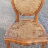 Lot de 6 chaises médaillons de style Louis XVI