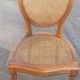 Set of 6 Louis XVI style medallion chairs