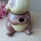 Vintage Authentic Zoomorphic Panda Teapot in Japanese Stoneware