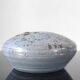Vintage stoneware glazed pebble vase