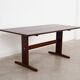 Table en chêne, design danois, années 1970, fabriquée par Farstrup Møbler.