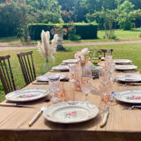 Solid oak monastery table