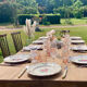 Solid oak monastery table
