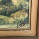 Peinture ancienne encadrée - signée R Guillet - 1948