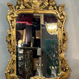Miroir en bois doré, XIXe siècle