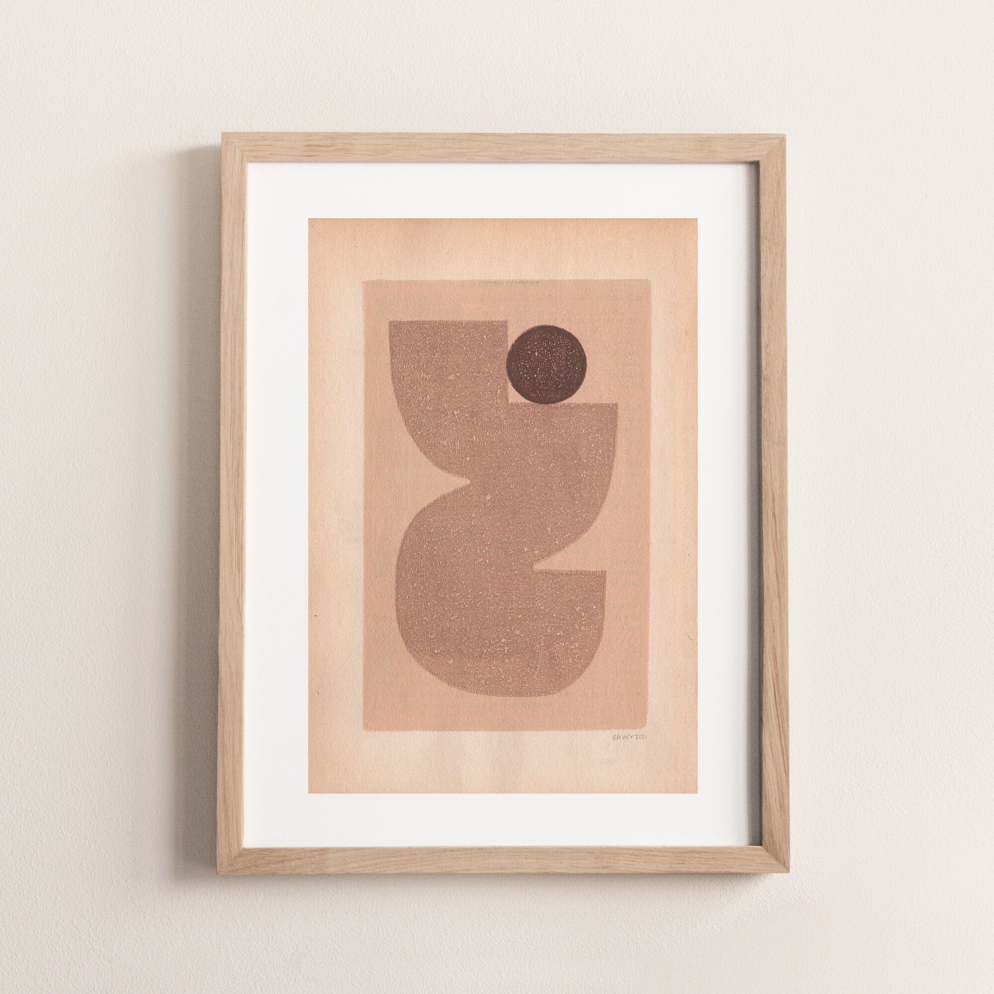 Painting on paper by Eawy